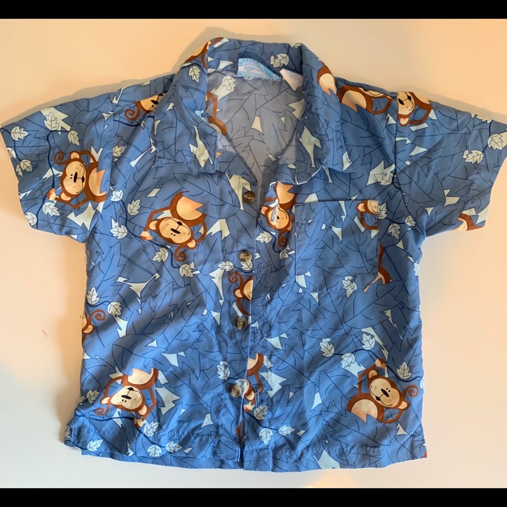 Monkey button down